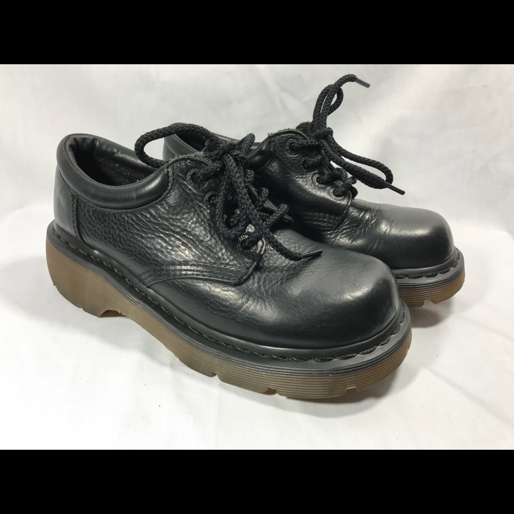 Vintage Dr Doc Martens black Oxford Lace up womens